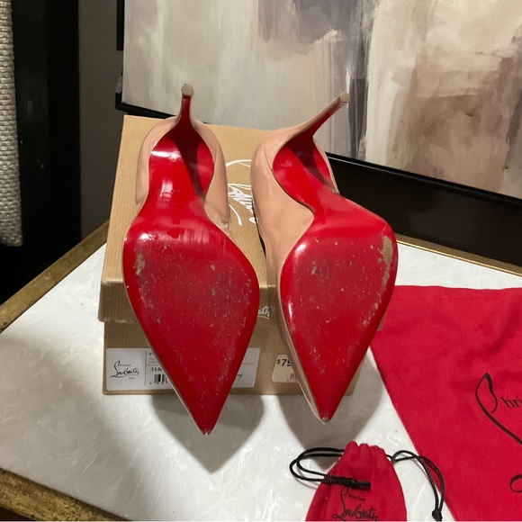 Christian Louboutin Beige Heels - Picture 9 of 9